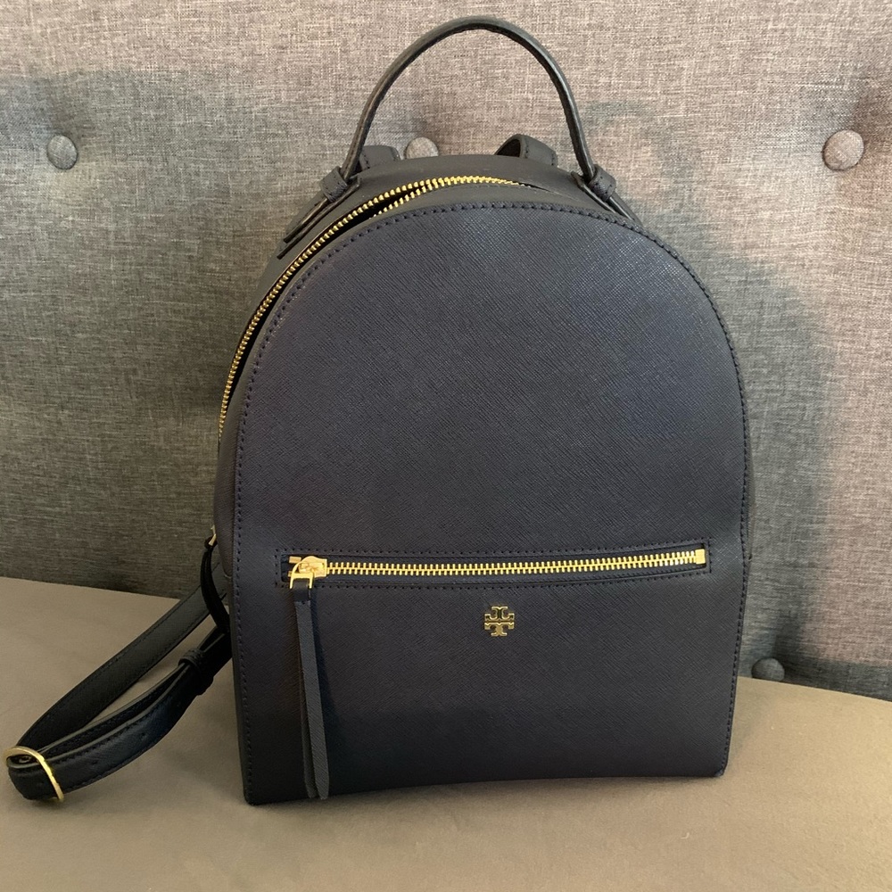 Tory Burch Navy Backpack